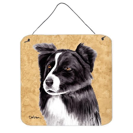 MICASA Border Collie Aluminium Metal Wall or Door Hanging Prints MI231656